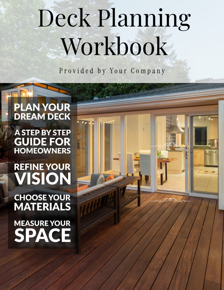Deck Planning Guide Page 1